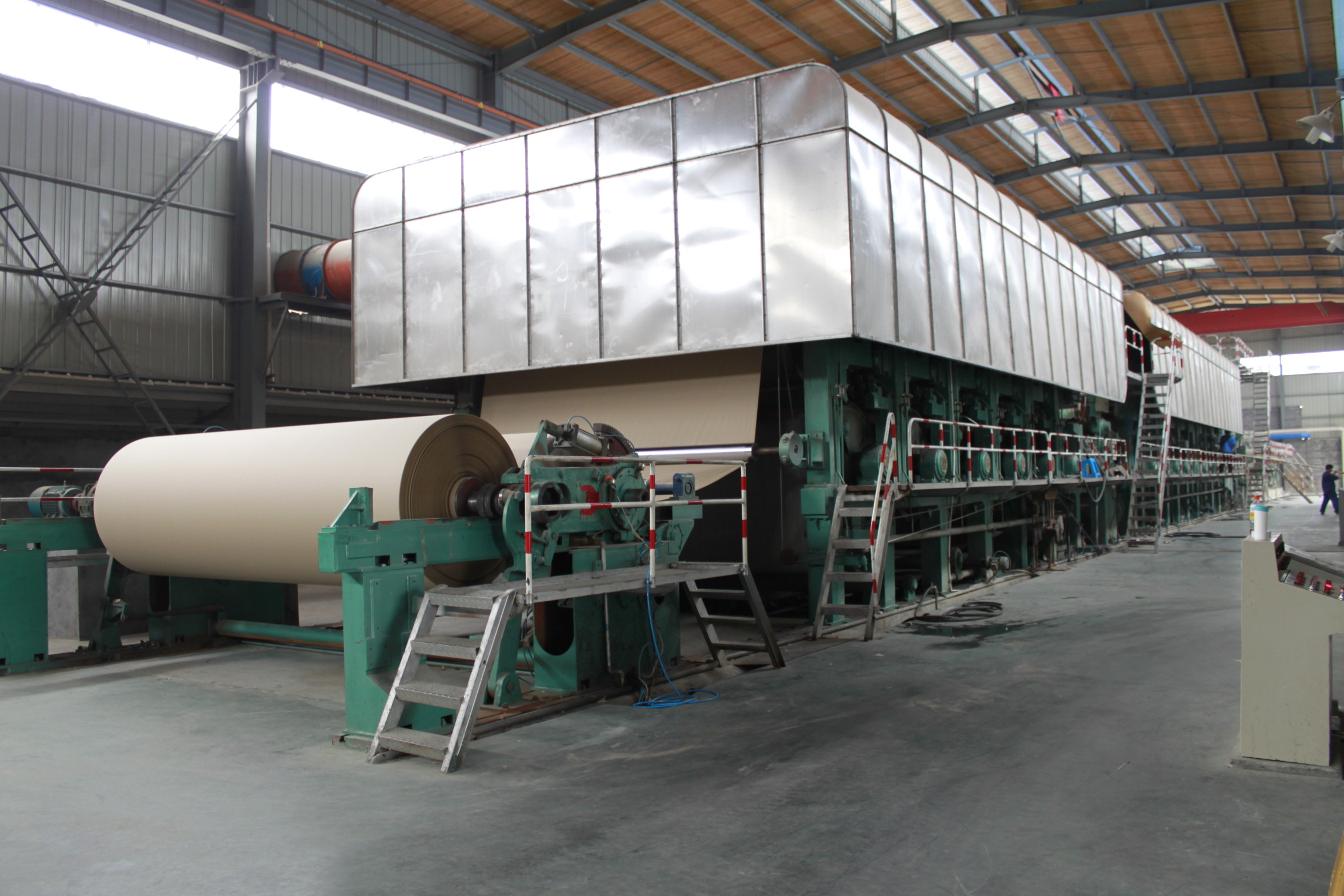 Fluting paper machinery