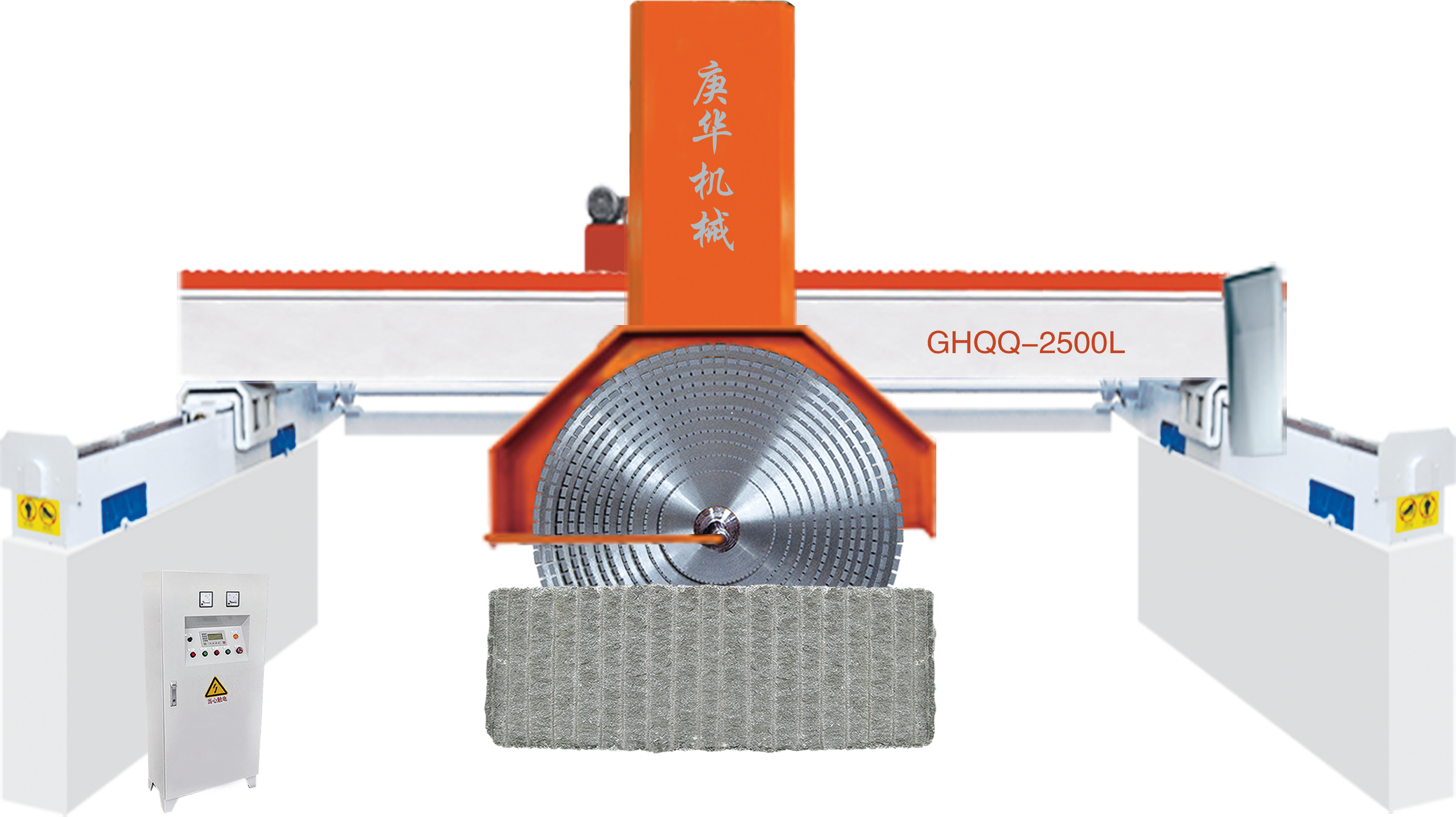 Enlarged High Efficiency Multi-blades Bridge Type Hydraulic Large-scale Stone Cutting Machine