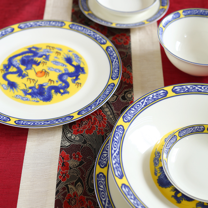 Chinese Dragon Tableware