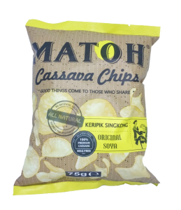 Matoh Cassava Chips Flavor Original Soya