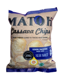 Matoh Cassava Chips Sweet Salty Flavor