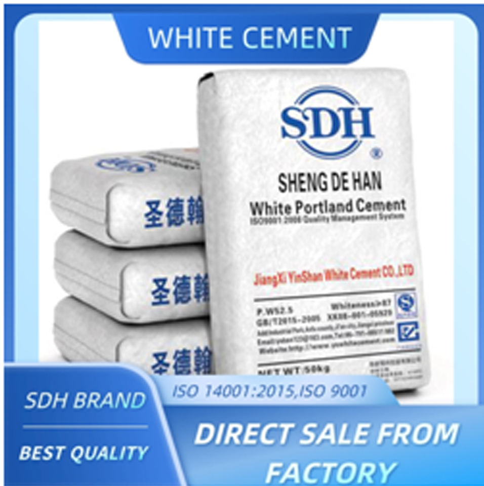 SDH brand 52.5grade, 42.5 grade, 32.5grade white cement