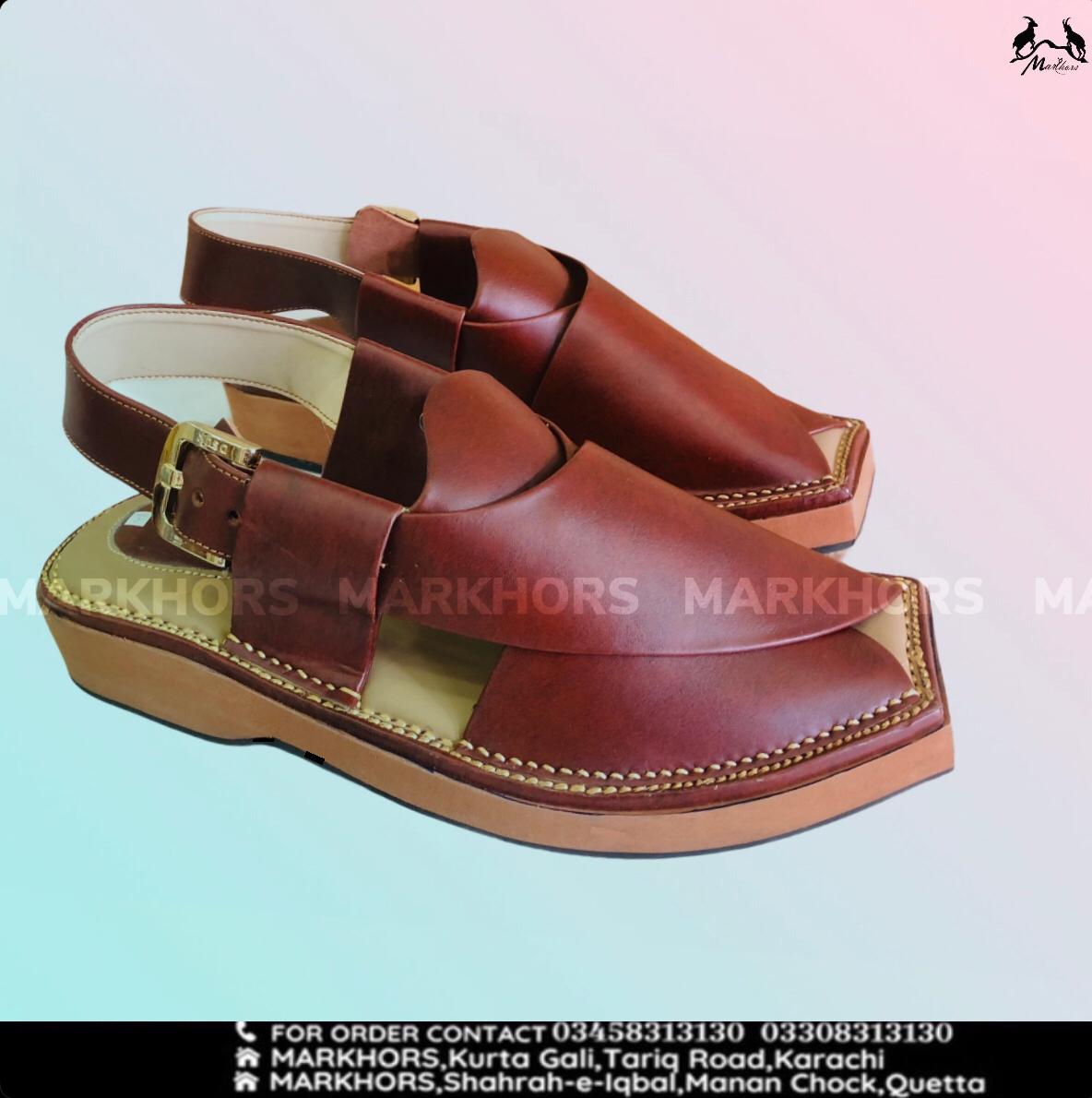 markhors Peshawari chappal