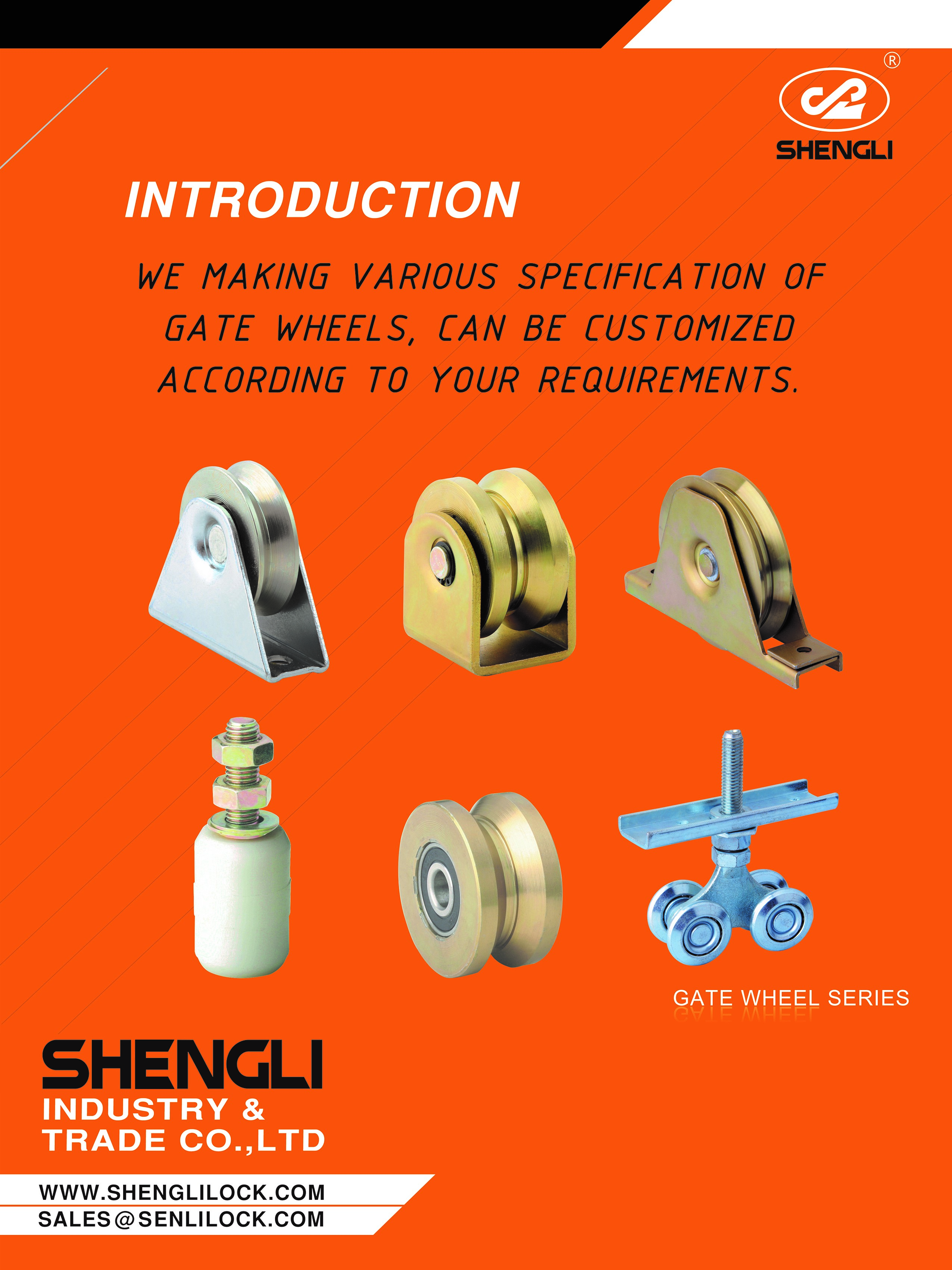 PULLEY / SLING GATE WHEEL / DOOR ROLLERS