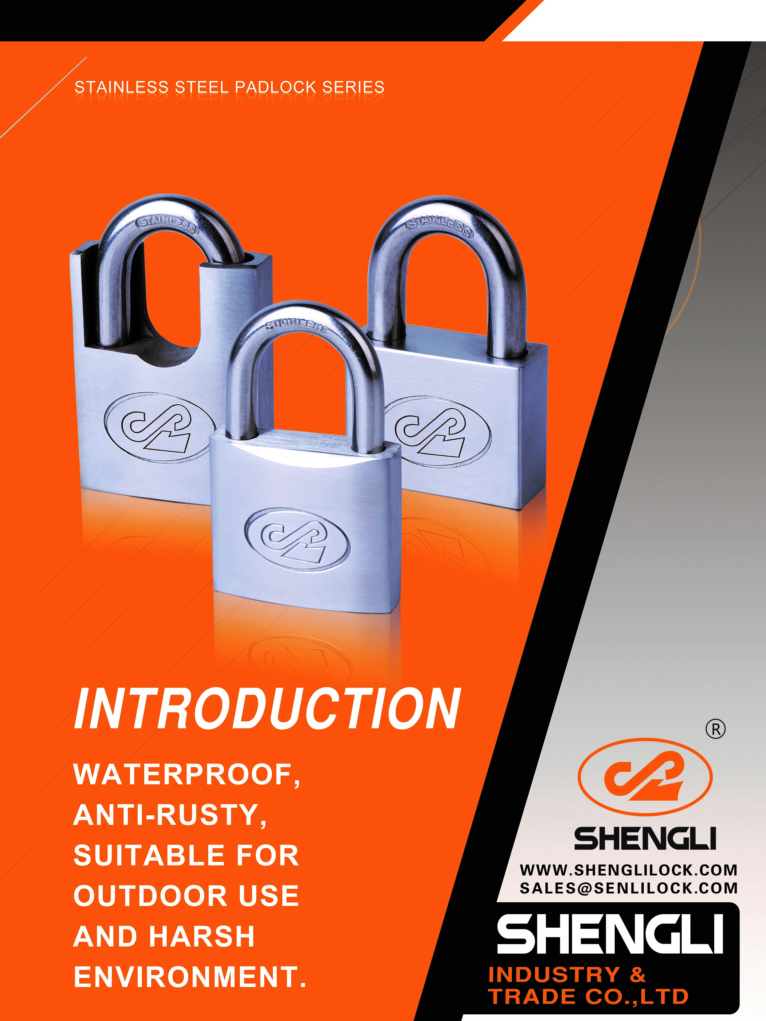 STAINLESS STEEL PADLOCK (Rustproof Weatherproof Padlock)